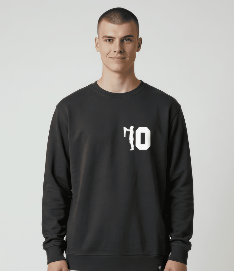 Fußball Sweatshirt – Fan Pullover Schwarz