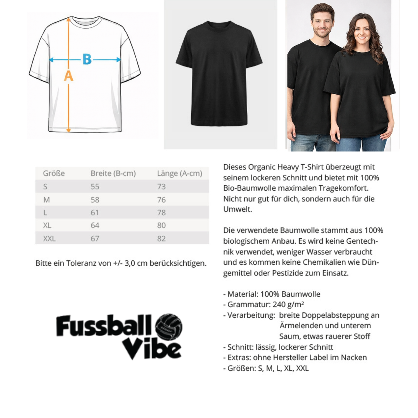 Let them talk - love the game Oversized T-Shirt ST/ST  ( XS - 3XL )  - Unisex